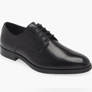 Nordstrom Emmett Plain Toe Derby Formal Leather Men’s Dress Shoes Black Size 9